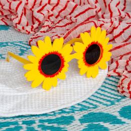 Funglasses - Yellow sunflower sunglasses