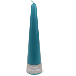 Tall cone candle - Dark blue 