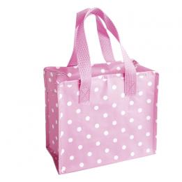 Pink Polkadot Design Charlotte Bag
