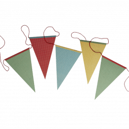 Paper Bunting Vintage Party