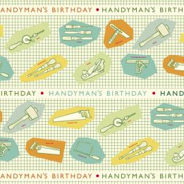 5 Sheets Of Handyman Wrapping Paper