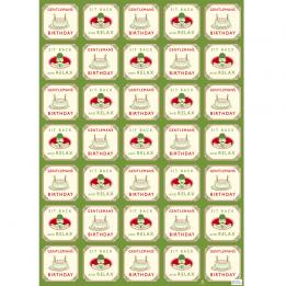 Gentleman'S Birthday Wrapping Paper (5 Sheets)