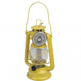 Yellow L.e.d Battery Powered Hurricane Lamp