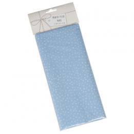 Blue Dotty Tissue Paper (10 Sheets)