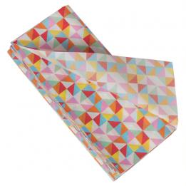Multicolour Geometric Tissue Paper (10 Sheets)