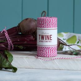 Cerise And White Bakers Twine