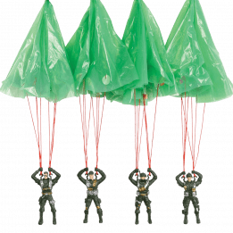 Paratrooper Parachute Toy Assorted