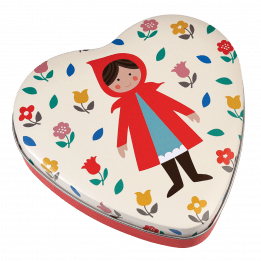Heart Shaped Red Riding Hood Tin