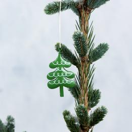 Christmas Tree Metal Decoration