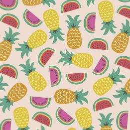 Tropical Fruit Wrapping Paper (5 Sheets)