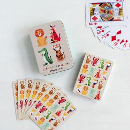 Colourful Creatures Playing Cards In A Tin