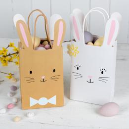 Brown Easter Bunny Bag