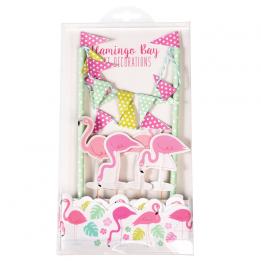 Flamingo Bay Cake Bunting Kit