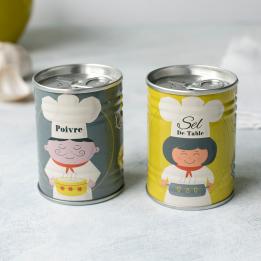 French Chef'S Salt And Pepper Set