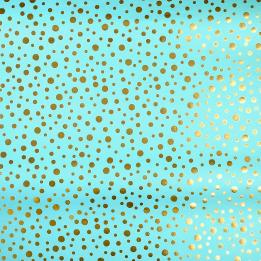 Gold Spot Sea Mist Wrapping Paper