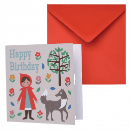Red Riding Hood Birthday Card