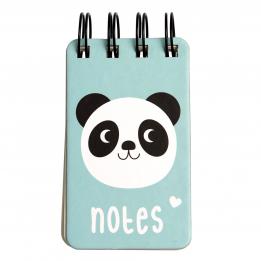 Mini Panda Spiral Notebook