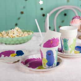 Monsters Of The World Paper Cups (set Of 8)