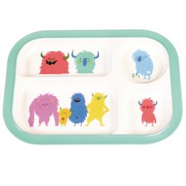 Monsters Of The World Melamine Tray