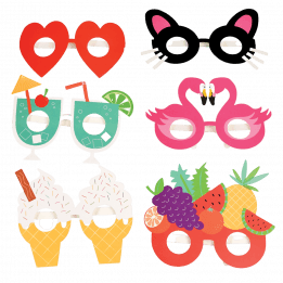 Paper Party Glasses (set Of 6)