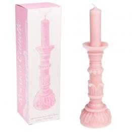 Pink Rococo Candle