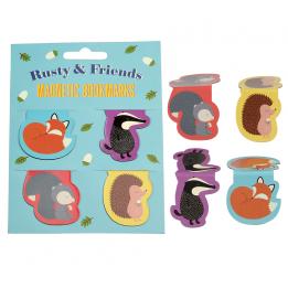 Rusty And Friends Magnetic Bookmarks