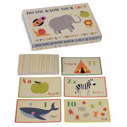 Set Of 36 Alphabet And Number Flash Cards