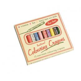 Set Of 12 Traditional Crayons