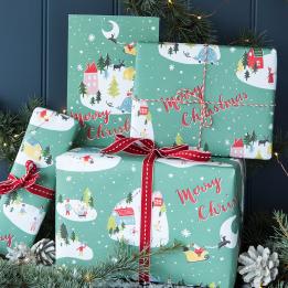 Christmas Wonderland Wrapping Paper (5 Sheets)